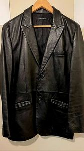 Leather Blazer